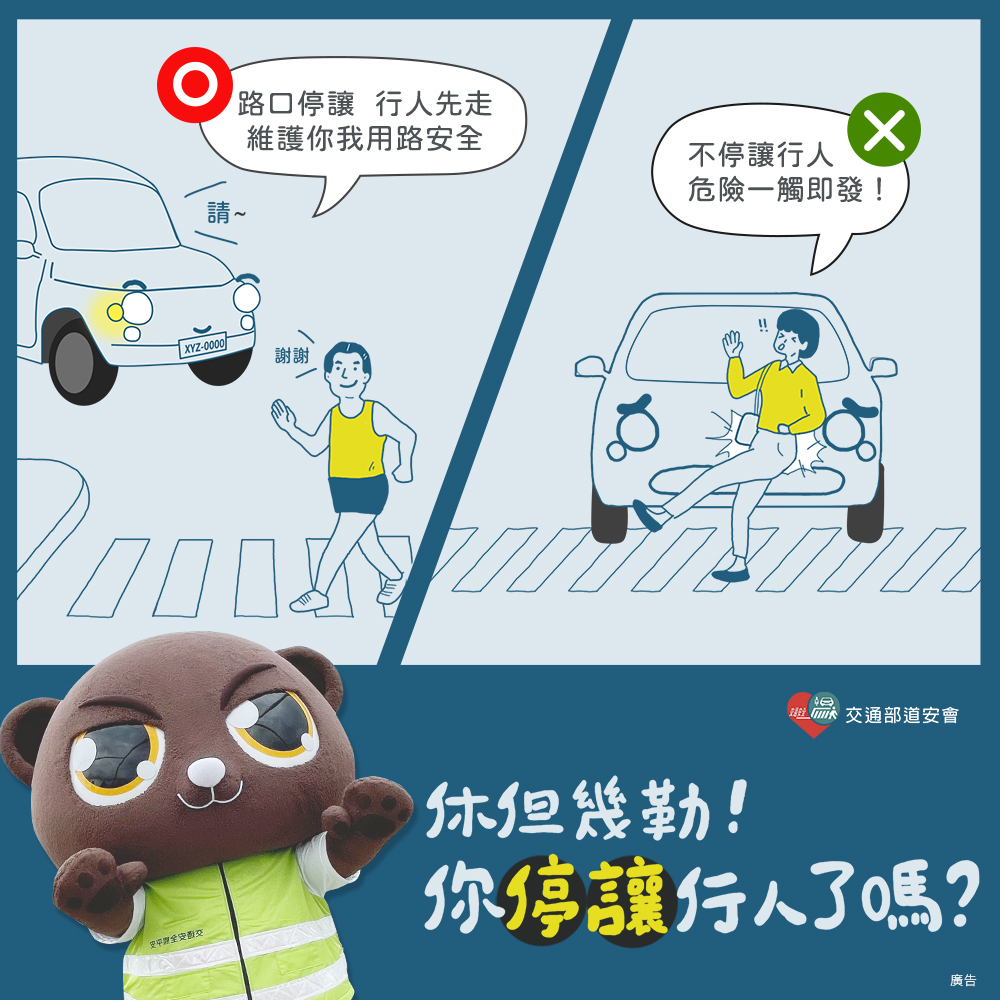 你停讓行人了嗎？